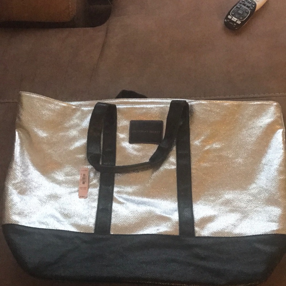 Victoria Secret Platinum Bag NWT